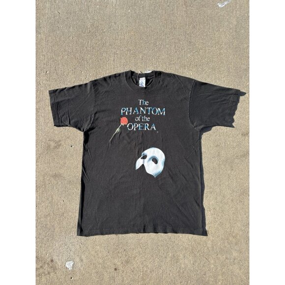 90’s The Phantom Of The Opera Graphic T Shirt Faded - Picture 1 of 7
